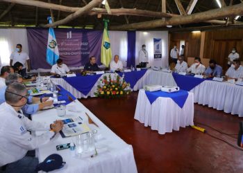 El mandatario Giammattei lideró las reuniones de la gira presidencial 2022.