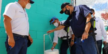 El mandatario Giammattei resaltó que la obra permite el consmo de agua de mejor calidad.