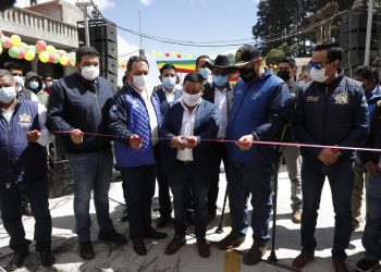 El presidente Giammattei destacó la importancia de esta obra para el desarrollo de las comunidades.