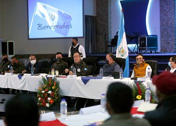 El presidente Giammattei resaltó la importancia de seguir avanzando en la definición de los límites territoriales y el restablecimiento de la paz.