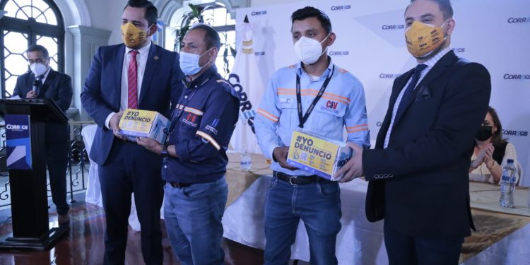 Presentan campaña “Yo denuncio”, para la ciudadanía que utiliza servicio de mensajería