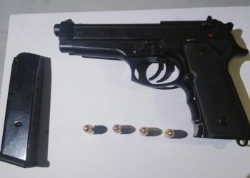 La PNC incautó varias armas de fuego en los operativos de seguridad.