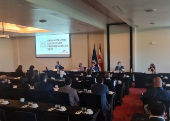 Observadores internacionales se reunieron con magistrados del TSE de Costa Rica para tratar el proceso electoral.