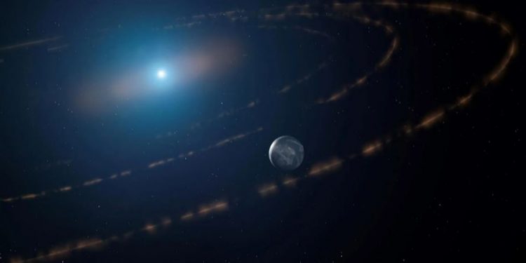 Observan cuerpos planetarios en la zona habitable de una estrella muerta