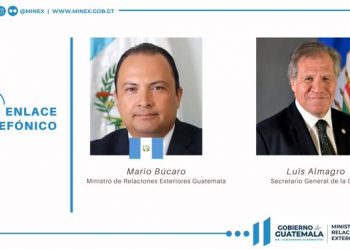 Canciller Búcaro y secretario de OEA dialogan sobre desarrollo sostenible