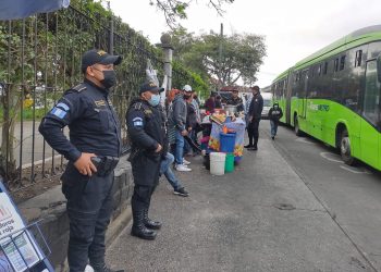 Operativos de seguridad continúan en zona 1 capitalina