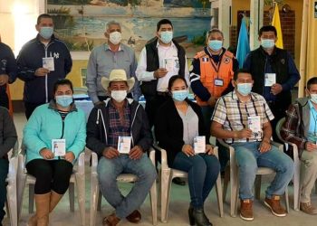 San Rafael Las Flores acredita a coordinadora municipal para la reducción de desastres