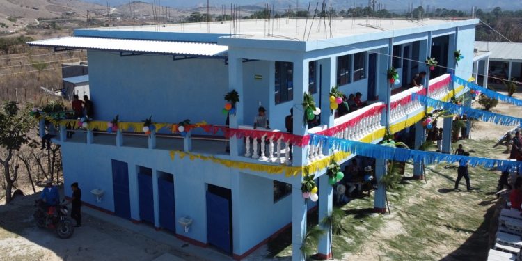 Comunidad de San Andrés Sajcabajá estrena espacios pedagógicos
