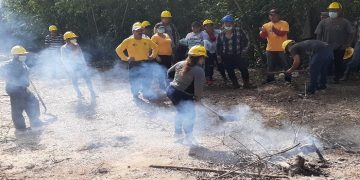 Personal se prepara para la prevención y combate de incendios forestales