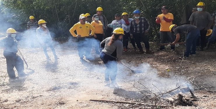 Personal se prepara para la prevención y combate de incendios forestales