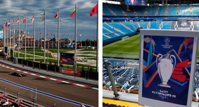 UEFA y Fórmula Uno se llevan de Rusia la Champions y el GP de Sochi
