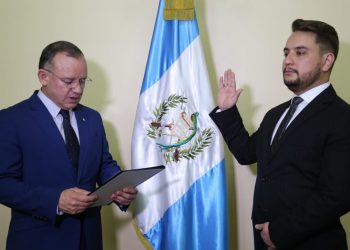 Donald Portillo asume como nuevo viceministro de prevención./foto: Mingob.