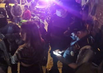 Adolescentes rescatados durante operativo multisectorial