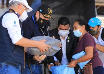 El Gobierno central mantiene el compromiso de atender a la población guatemalteca con alimentos.