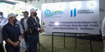 Plan de electrificación rural avanza en Alta Verapaz