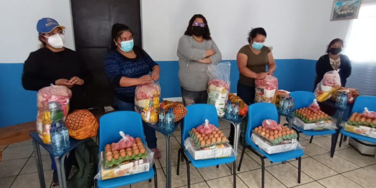 Comienza entrega de alimentos en hogares comunitarios de San Marcos