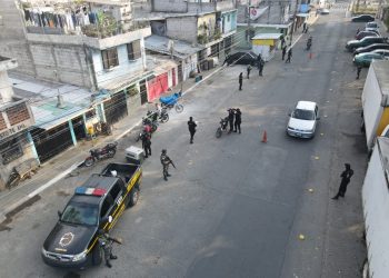 La PNC lleva a cabo operativos de seguridad para contrarrestar hechos delincuenciales.