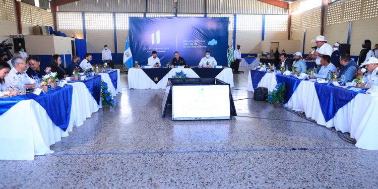 Mandatario Giammattei lideró la gira presidencial 2022 en Jalapa.