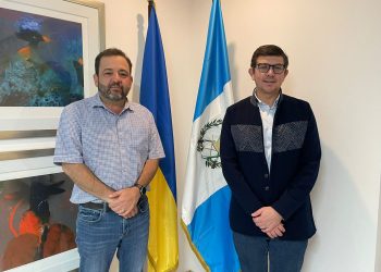 Autoridades del IGM se reúnen con cónsul de Ucrania acreditado en Guatemala