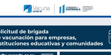 Portal donde se puede efectuar la solicitud de brigadas de vacunación