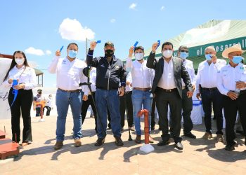Presidente Alejandro Giammattei participó en la inauguración del sistema de agua potable.