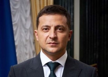 Presidente de Ucrania, Voldímir Zelenski.