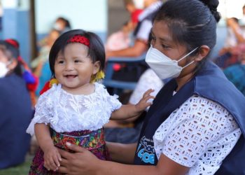 Mineduc y Unicef verifican funcionamiento de Cecodii en área rural de Cobán
