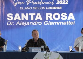 Gira presidencial: Santa Rosa cuenta con más de 104 millones de quetzales para obras de desarrollo