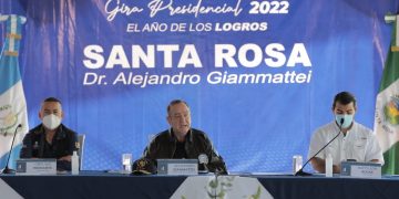 Gira presidencial: Santa Rosa cuenta con más de 104 millones de quetzales para obras de desarrollo