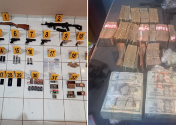 Localizan armas, vehículos y dinero durante allanamientos en Chiquimula