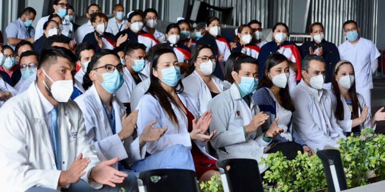 Hospital temporal del Parque de la Industria conmemora su segundo aniversario