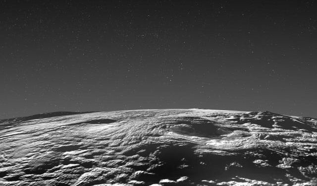 Los volcanes de hielo configuraron el paisaje de una parte de Plutón