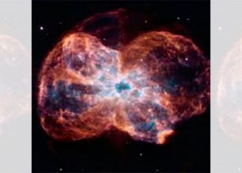 Misteriosa muerte de una estrella produce un espectáculo de seis anillos