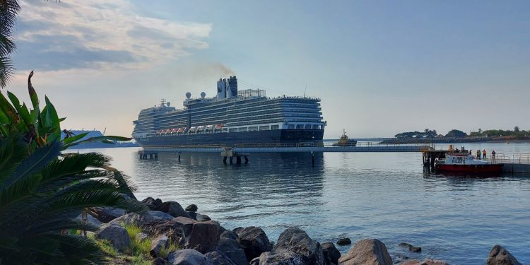 Arriba crucero Nieuw Amsterdam con más de mil visitantes