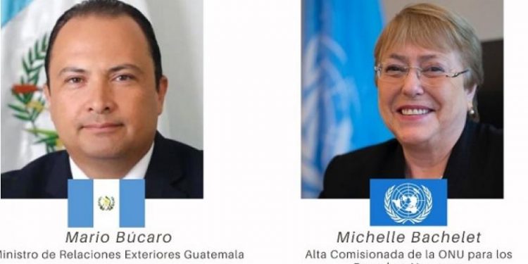 Canciller Búcaro sostiene diálogo con alta comisionada de ACNUDH