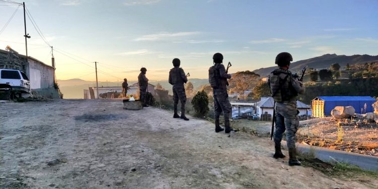 Ejército mantiene operativos de seguridad en Tajumulco e Ixchiguán