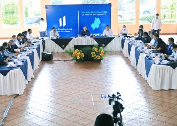 El mandatario Alejandro Giammattei lideró la gira presidencial en Sacatepéquez.