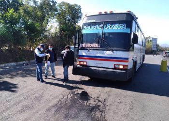 Inspectores de Provial y la DGT realizaron operativo en el kilometro 31 carretera a El Salvador