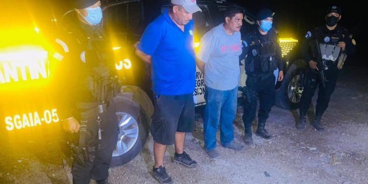 Operativo antinarcótico en Suchitepéquez.