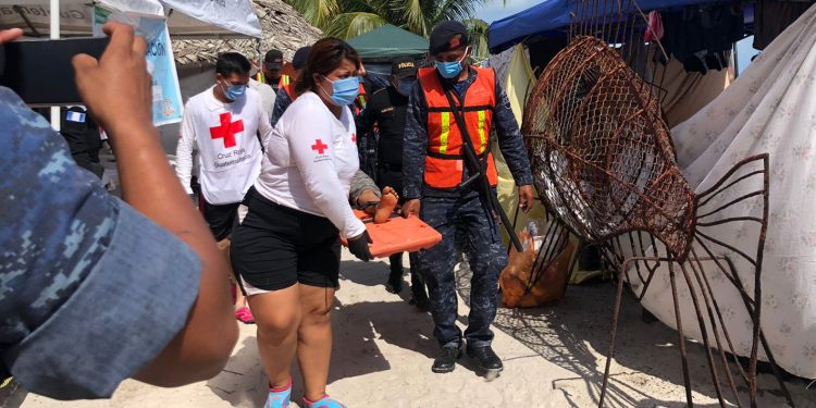 Acciones interinstitucionales contribuyeron al resguardo de veraneantes en Izabal