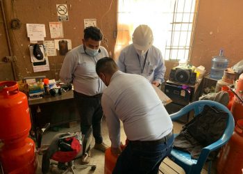 Verifican precio y peso del gas propano