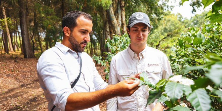 Jeque del emirato de Sharjah recorre ciudad colonial de Antigua Guatemala
