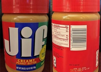 Emiten alerta sanitaria para evitar consumo de mantequilla de maní marca Jif
