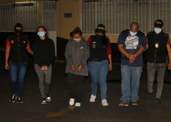 PNC detiene a presuntos extorsionistas