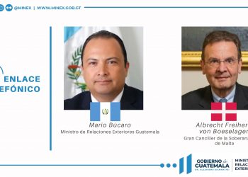 Cancilleres de Guatemala y la Soberana Orden de Malta sostienen diálogo bilateral