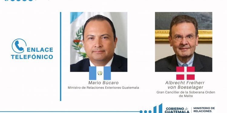Cancilleres de Guatemala y la Soberana Orden de Malta sostienen diálogo bilateral