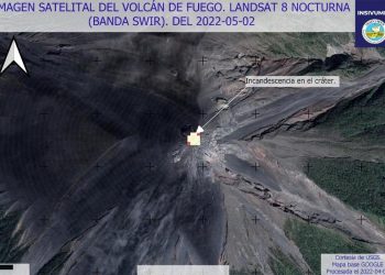Emiten recomendaciones por actividad en el volcán de Fuego