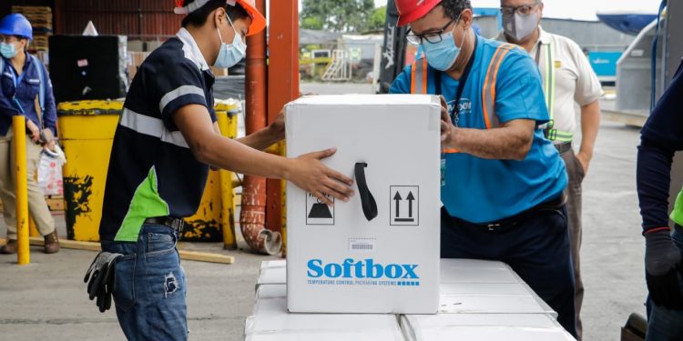 Ingresan más de 270 mil vacunas contra el COVID-19 al país