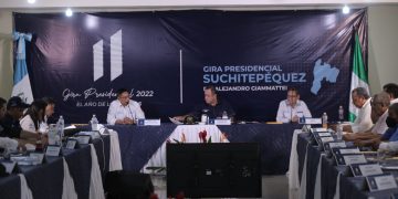 Presidente Alejandro Giammattei concluye primera gira presidencial en Suchitepéquez.