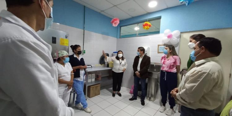 Hospital de Nebaj habilita sala de extracción de Leche Materna.